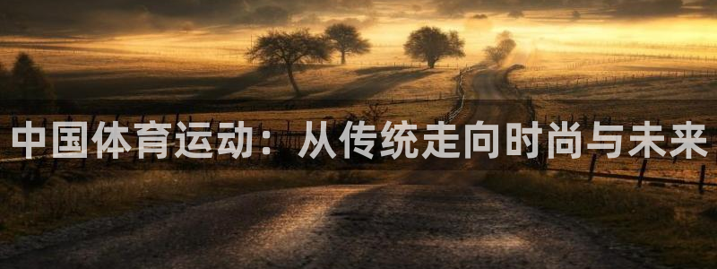 哈哈体育下载：中国体育运动：从传统走向时尚与未来
